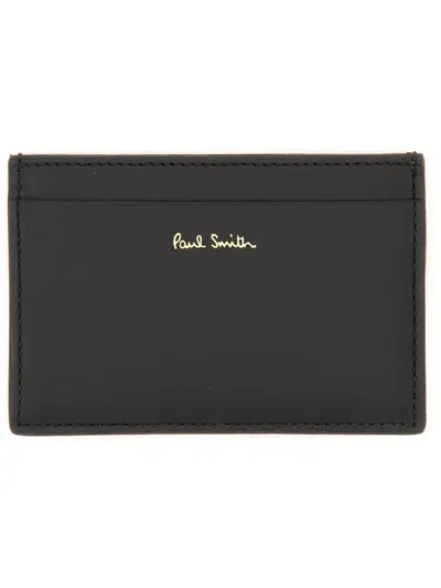 Paul Smith Card Holder With Logo In Black