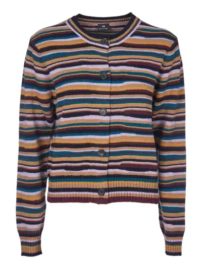 Paul Smith Cardigan In Multicolor