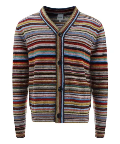 Paul Smith Cardigan In Multicolor