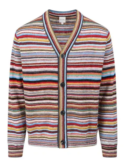 Paul Smith Cardigan In Multicolour