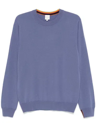 Paul Smith Cashmere Crew-neck Sweater In Purple