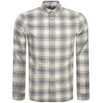 Paul Smith Ps By  Check Long Sleeve Shirt Green