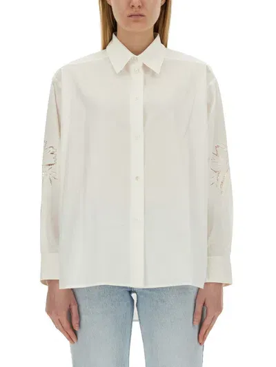 Paul Smith Cotton Shirt In White