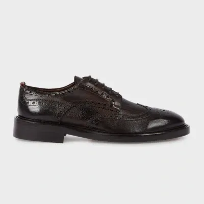 Paul Smith Dark Brown Leather 'langley' Brogues