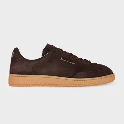 Paul Smith Dark Brown Suede 'como' Trainers