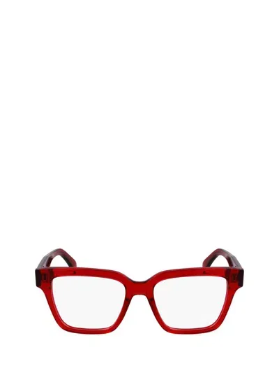 Paul Smith Eyeglasses In Transparent Dark Red