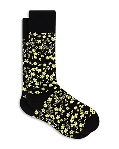 Paul Smith Floral Socks In 79