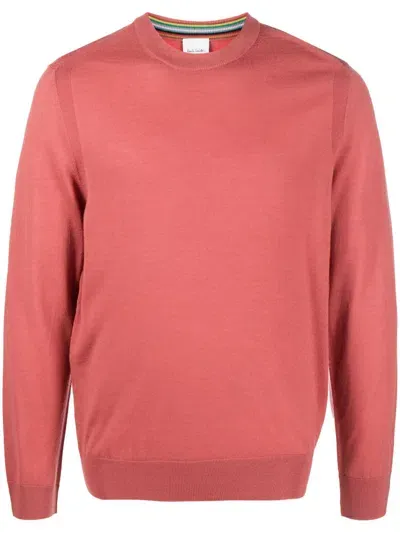 Paul Smith Fine-knit Sweatshirt In Red