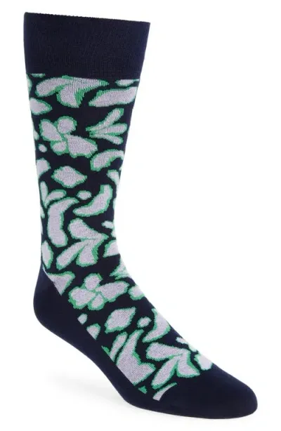 Paul Smith Finlay Camo Dress Socks In Navy