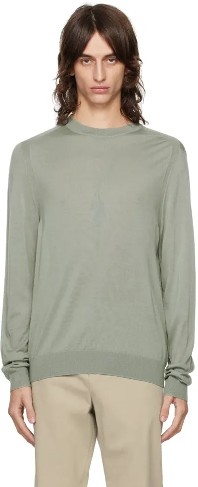 Paul Smith Green Crewneck Sweater In 36 Greens