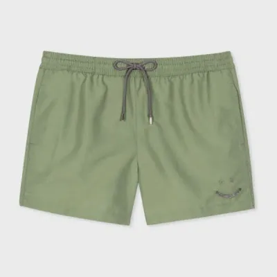 Paul Smith Green 'happy' Swim Shorts