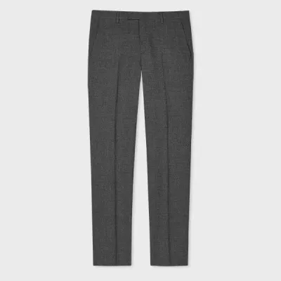 Paul Smith Grey Straight Leg Wool Trousers