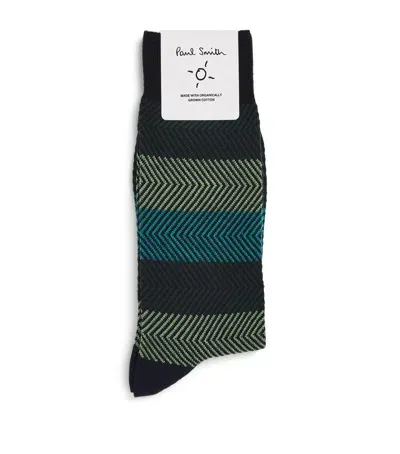 Paul Smith Herman Zigzag Socks In Multi