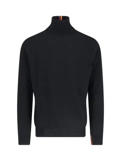 Paul Smith High Neck Sweater In Black