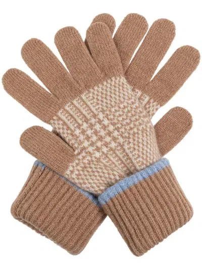 Paul Smith Intarsia-knit Gloves In 02