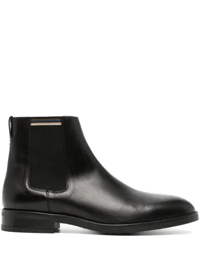 Paul Smith Cedric Leather Boots In Black