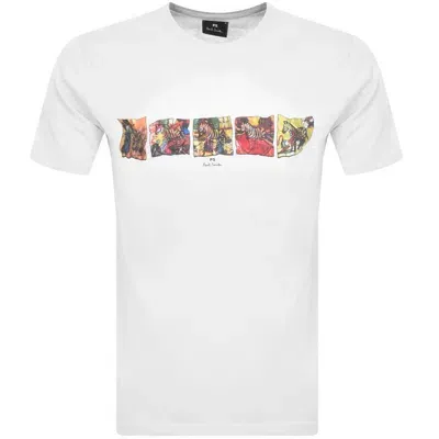 Paul Smith Logo T Shirt White