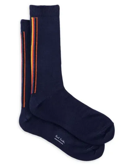 Paul Smith Black Vertical 'artist Stripe' Socks