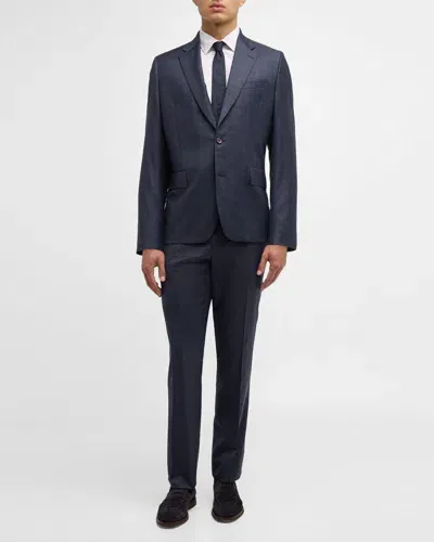 Paul Smith Men's Super 150s Wool Brierley Fit Suit In Navy