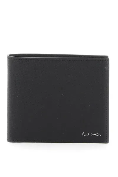 Paul Smith Mini Blur Wallet In Black