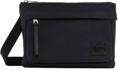 Paul Smith Navy Cotton-blend Crossbody Bag In 47 Blues