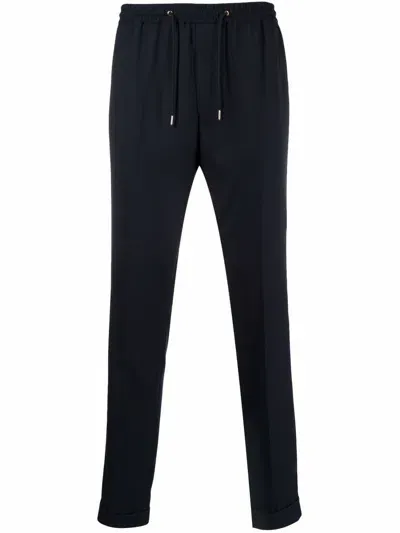 Paul Smith Gents Drawcord Trousers In Blue