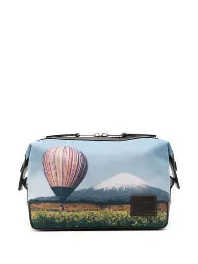 Paul Smith Printed Beauty-case In White