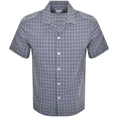 Paul Smith Short Sleeve Casual Fit Shirt Navy