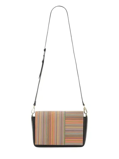 Paul Smith Shoulder Bag With Logo In Multicolour