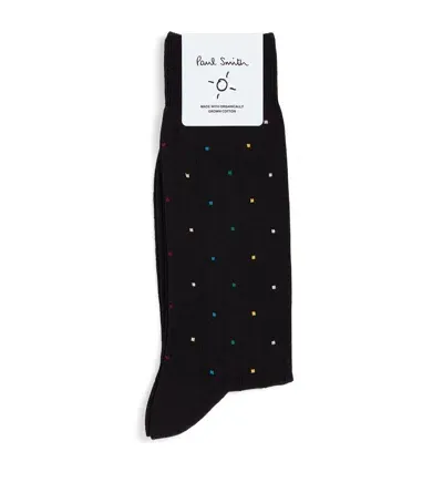 Paul Smith Signature Dot Socks In Black