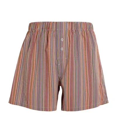 Paul Smith Signature Stripe Boxer Shorts In Multi