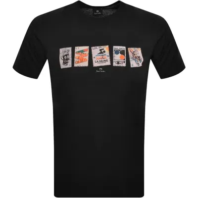 Paul Smith Stamps T Shirt Black