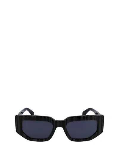 Paul Smith Sunglasses In Allover Stripes Black