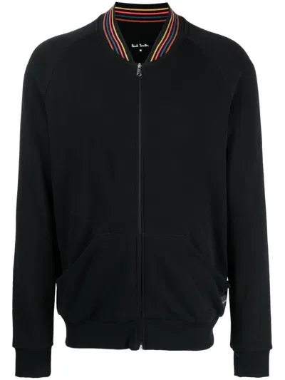 Paul Smith Man Sweatshirt Black Size Xl Cotton In Black