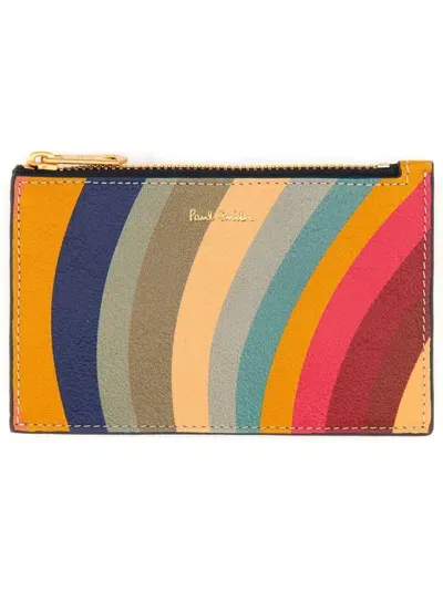 Paul Smith Swirl" Card Holder In Multicolour