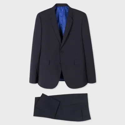 Paul Smith The Kensington - Slim-fit Dark Navy Stretch-wool Suit Blue