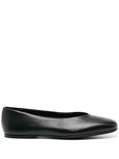 Paul Smith Topanga Leather Ballerina Shoes In Black