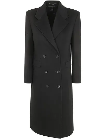 Paul Smith Womens Double Breast Coat In Black