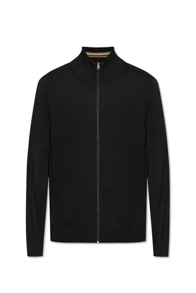 Paul Smith Wool Cardigan In Black