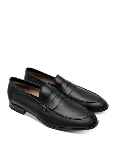 Paul Stuart Men's Harlan Leather Penny Loafers In Black