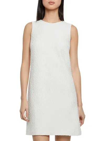 Paule Ka Boucle Shift Dress In White