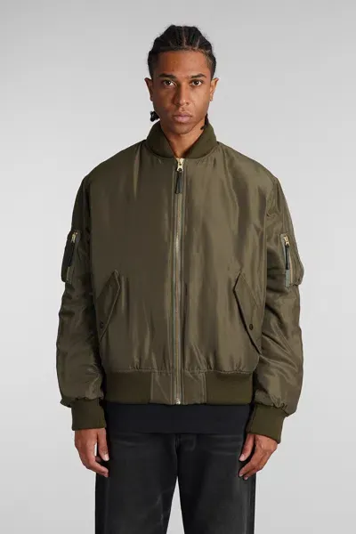 Paura Brian Bomber In Green Polyamide