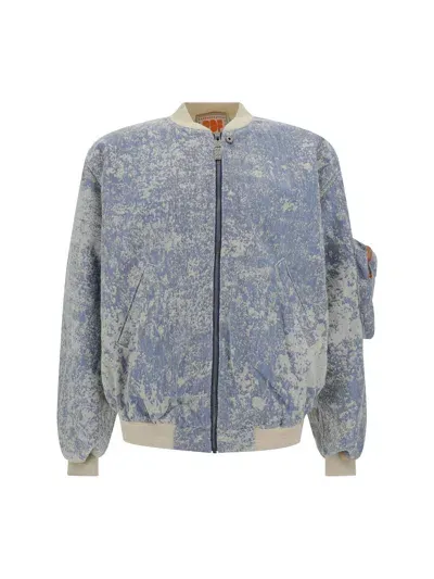 Pdf Channel Denim Dust Bomber Jacket In Natural