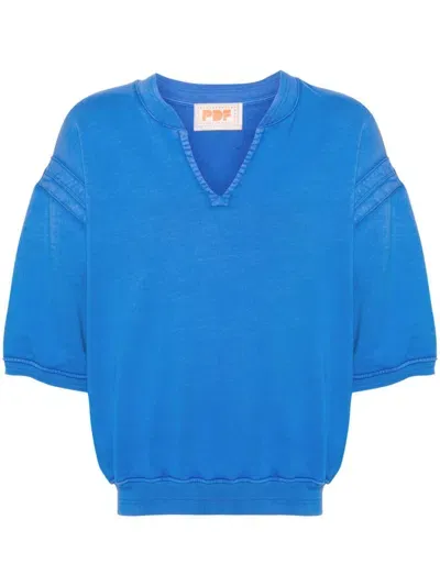 Pdf Cotton Jersey Sweatshirt In Blue