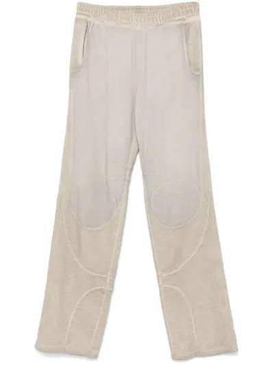 Pdf Distressed-effect Track Pants In Beige