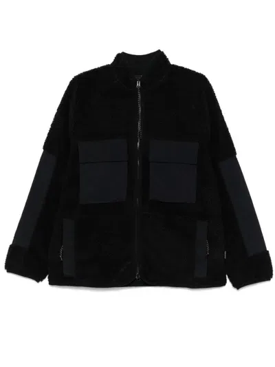 Peak Performance Faux-shearling Jacket In Black