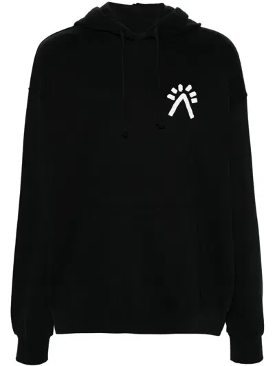 Peak Performance Graphic Hoodie In Black