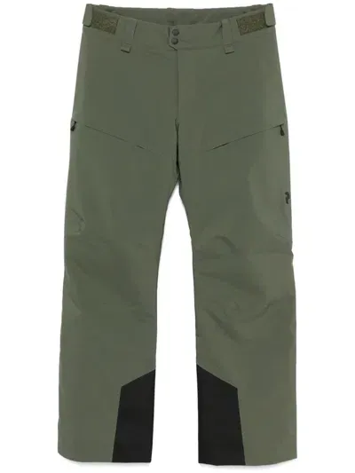 Peak Performance Maroon Trousers In Green