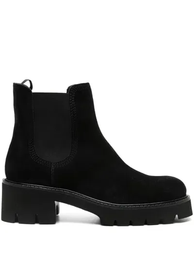 Pedro Garcia Suede Chelsea Boots In Schwarz