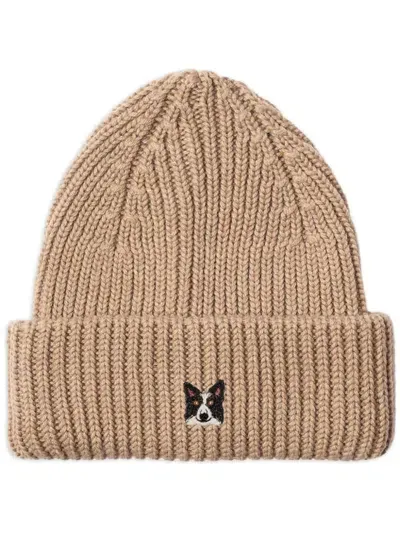 Pelo Foundation Border Collie Beanie Hat In Neutrals